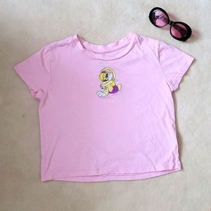 4/$20 Lola Bunny crop tee sz S